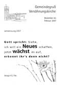 Gemeindegruß - Dezember 2006 bis Februar 2007 - Cover